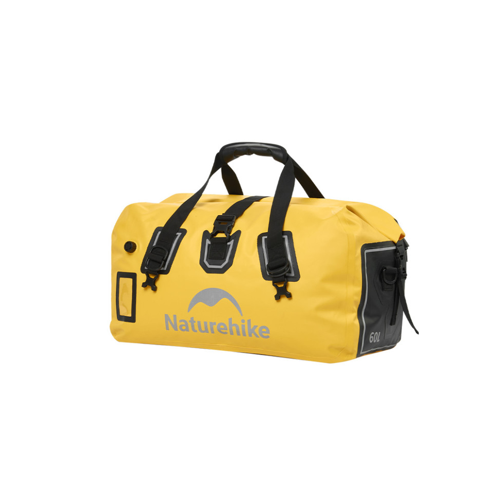 Водонепроникна дорожня сумка Naturehike CNK2450XB015, 60 л, жовта
