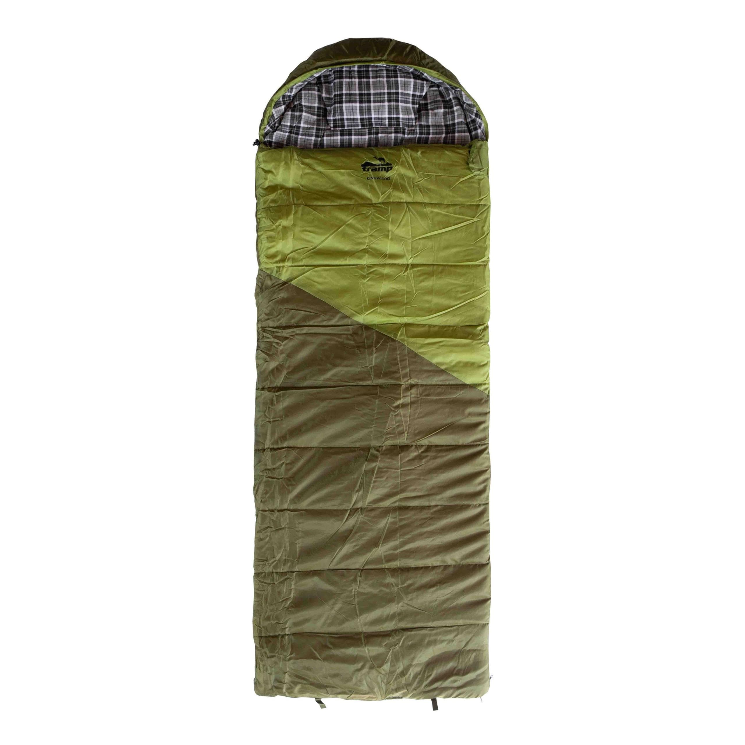 Спальный мешок Tramp Kingwood Regular одеяло правый dark-olive/grey 220/80 UTRS-053R