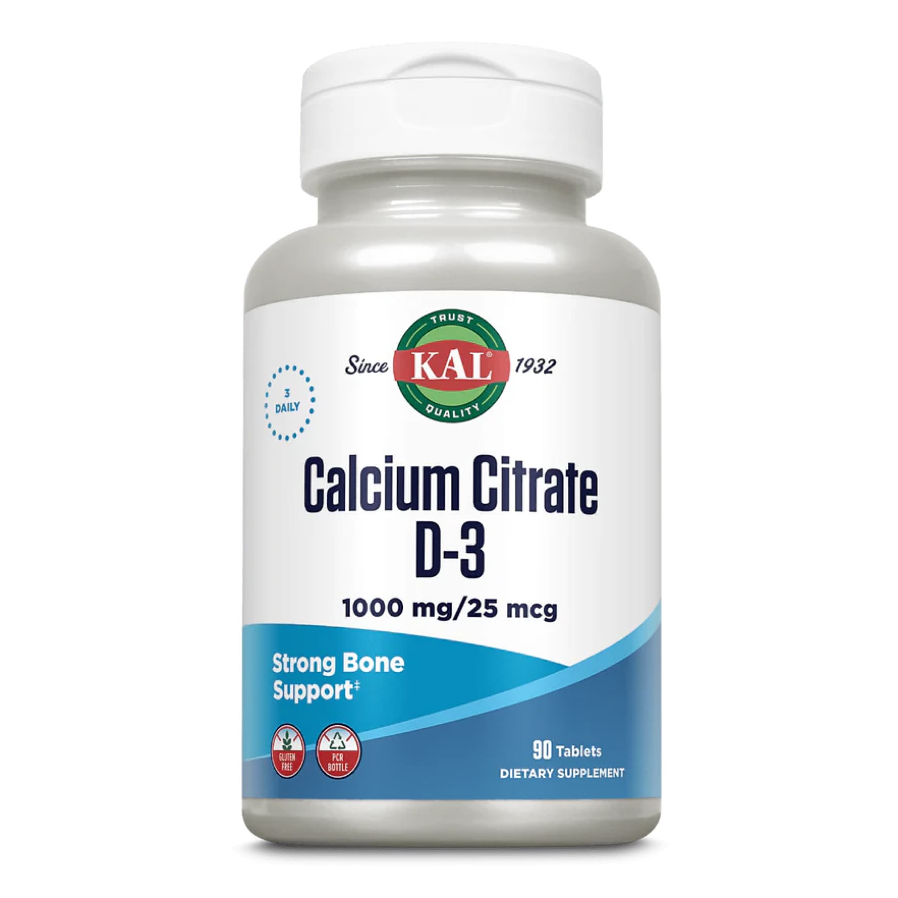 Calcium Citrate D3 1000mg - 90 tabs — фото 1