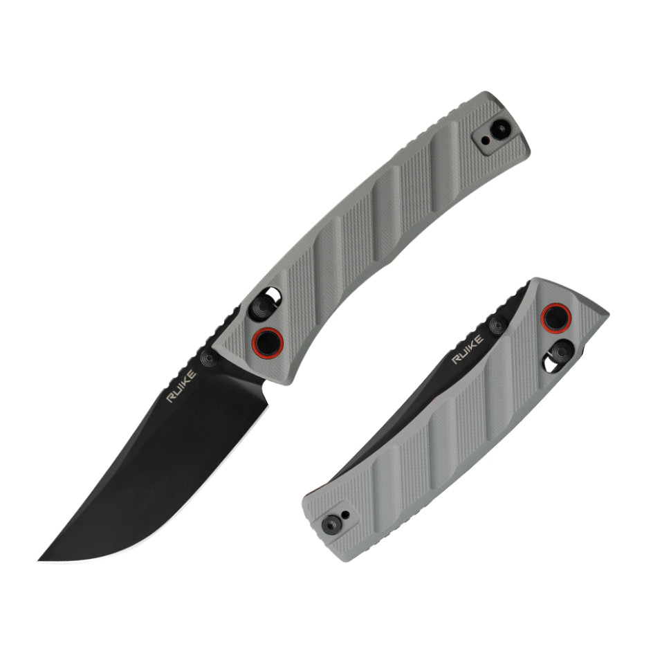 Ніж складаний кишеньковий Ruike P856-K, (7.9 см) 14C28N / G10 сірий