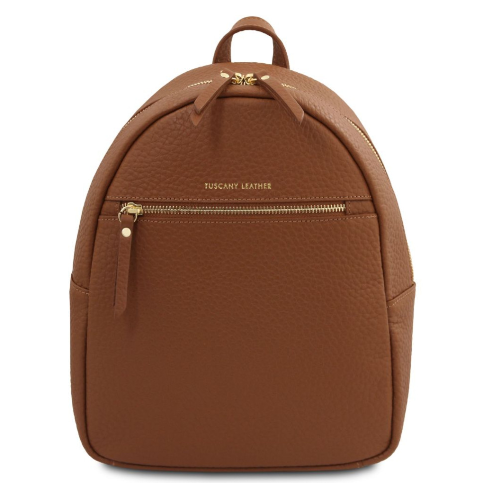 Женский кожаный рюкзак Arco Tuscany TL142584 (Коньяк)