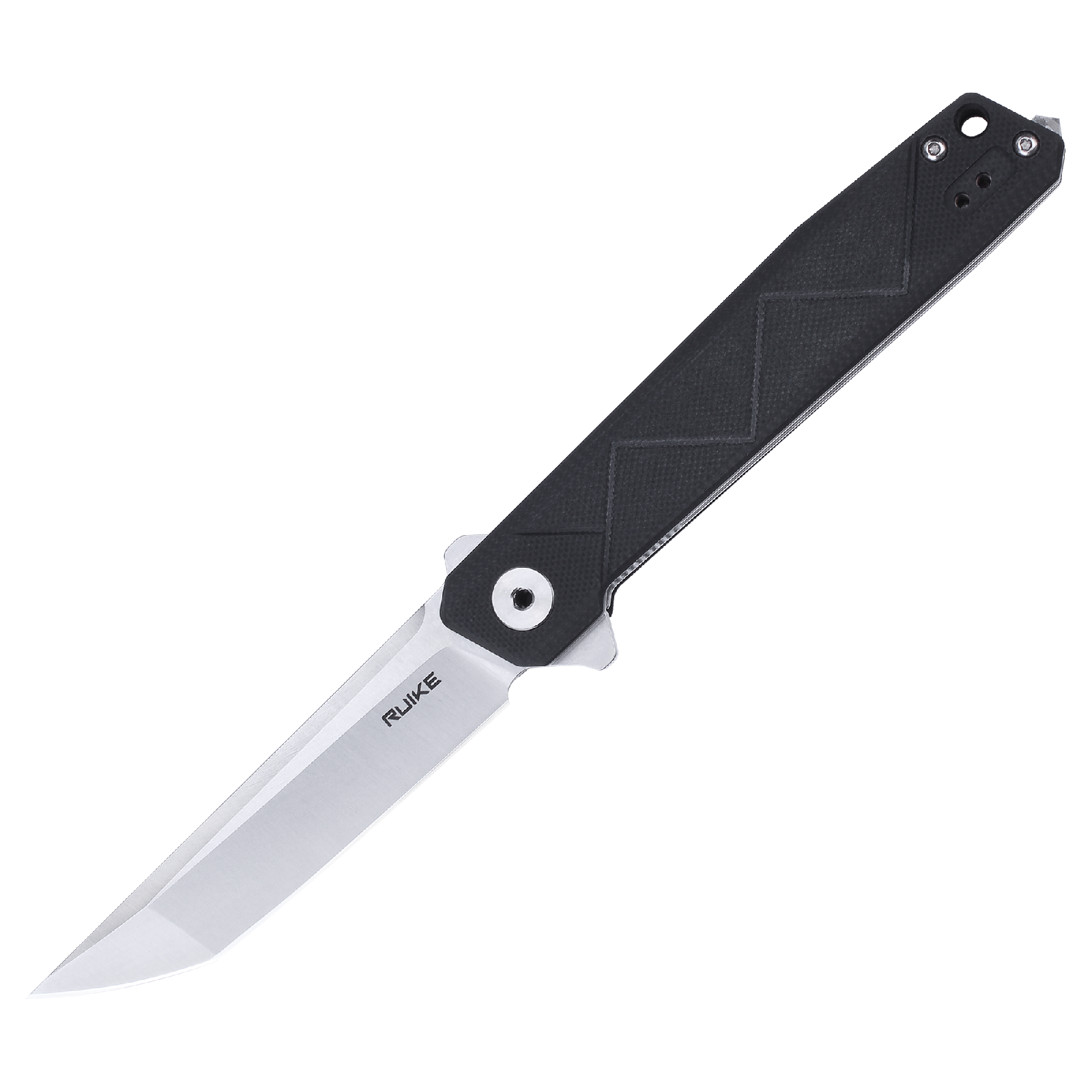 Ніж складаний туристичний Ruike P127-B, (9.1 см) 14C28N / G10 + steel 420 чорний