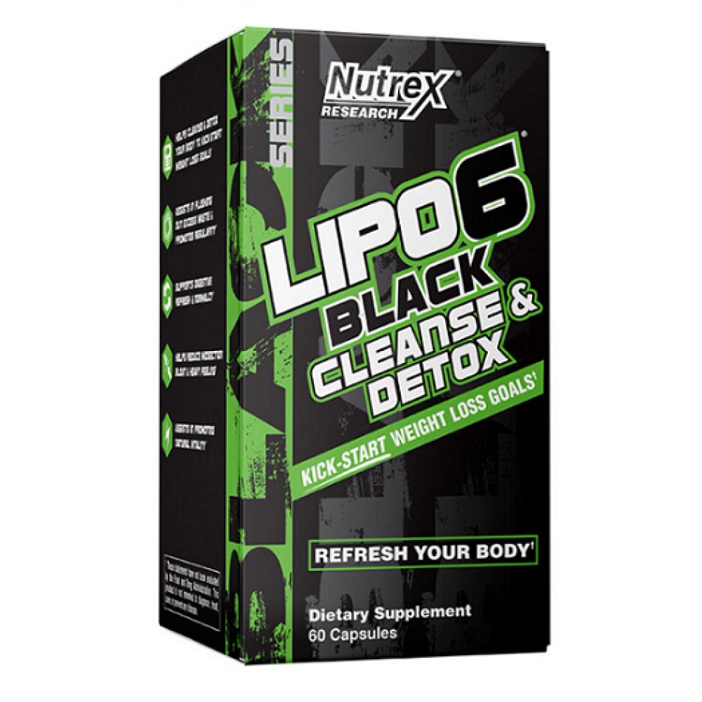 Lipo-6 Black Cleanse Detox, 60 шт. — фото 1