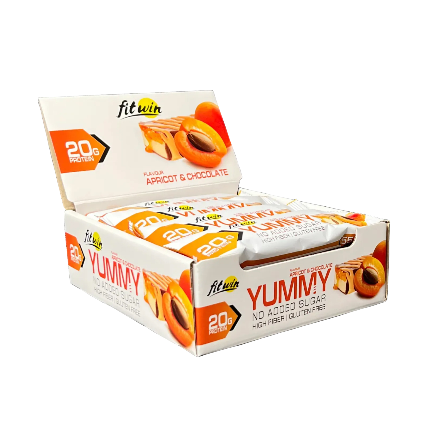 YummY - 12x55g Apricot Chocolate (До 09.26) — фото 1
