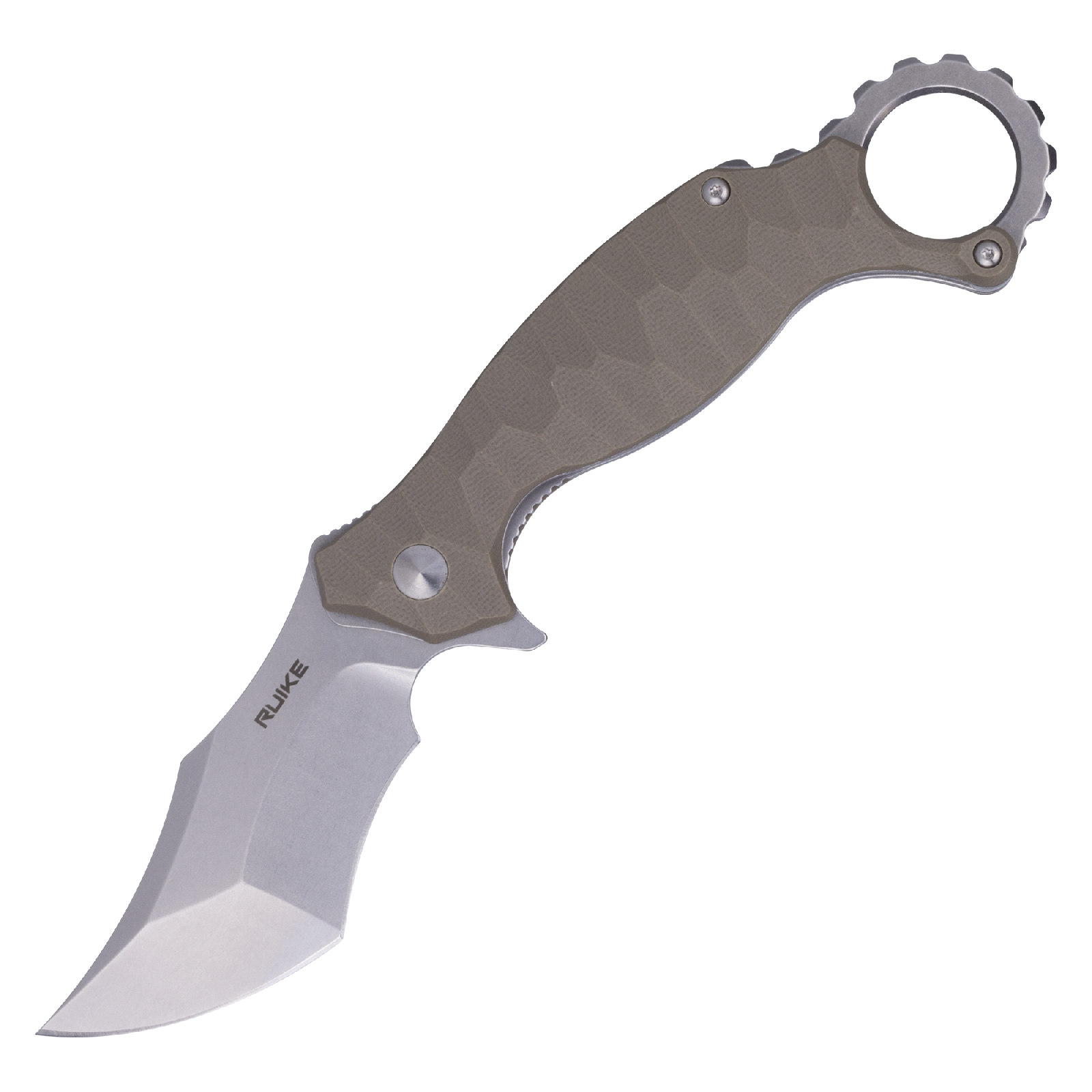 Ніж складаний кишеньковий Ruike P881-W, (7.6 см) 14C28N / G10 бежевий