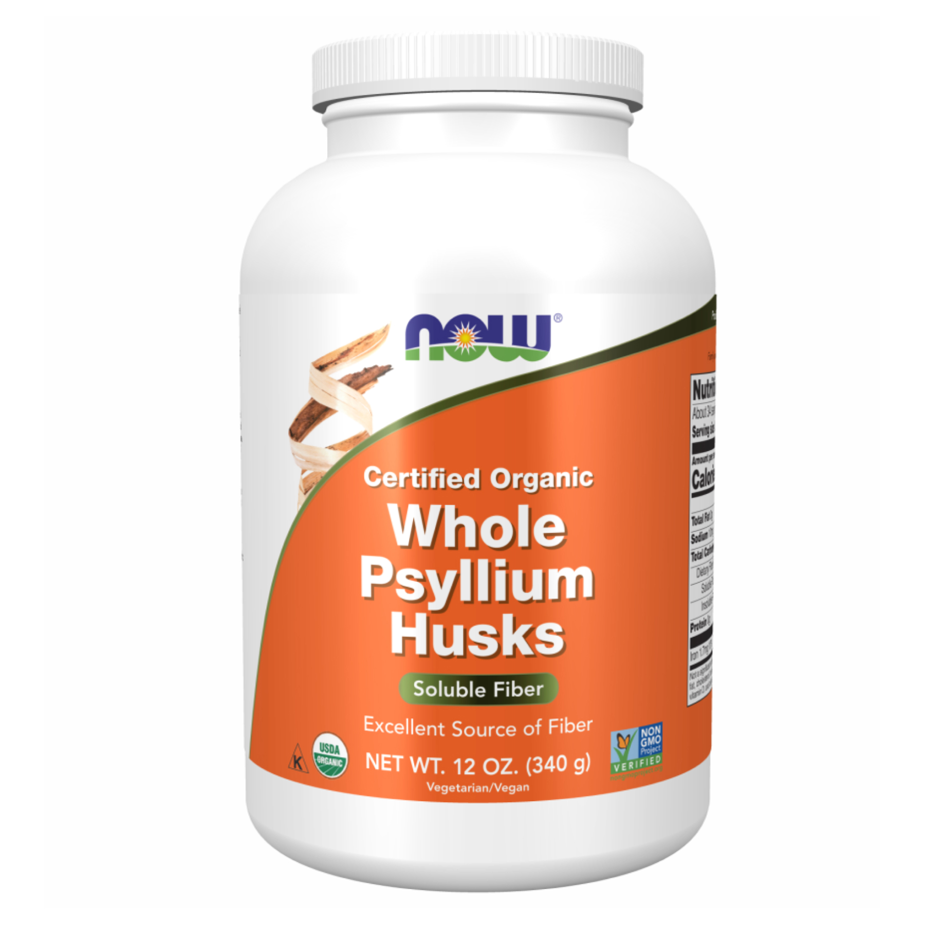 Whole Psyllium Husks - 340g (До 11.26)
