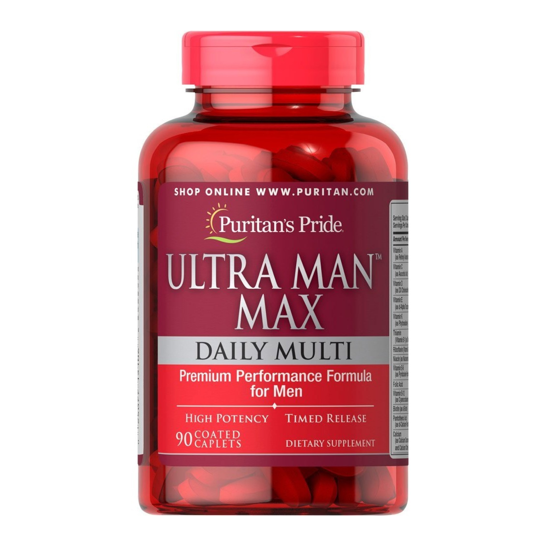 Ultra Man Max - 90caps (Повреждена банка)