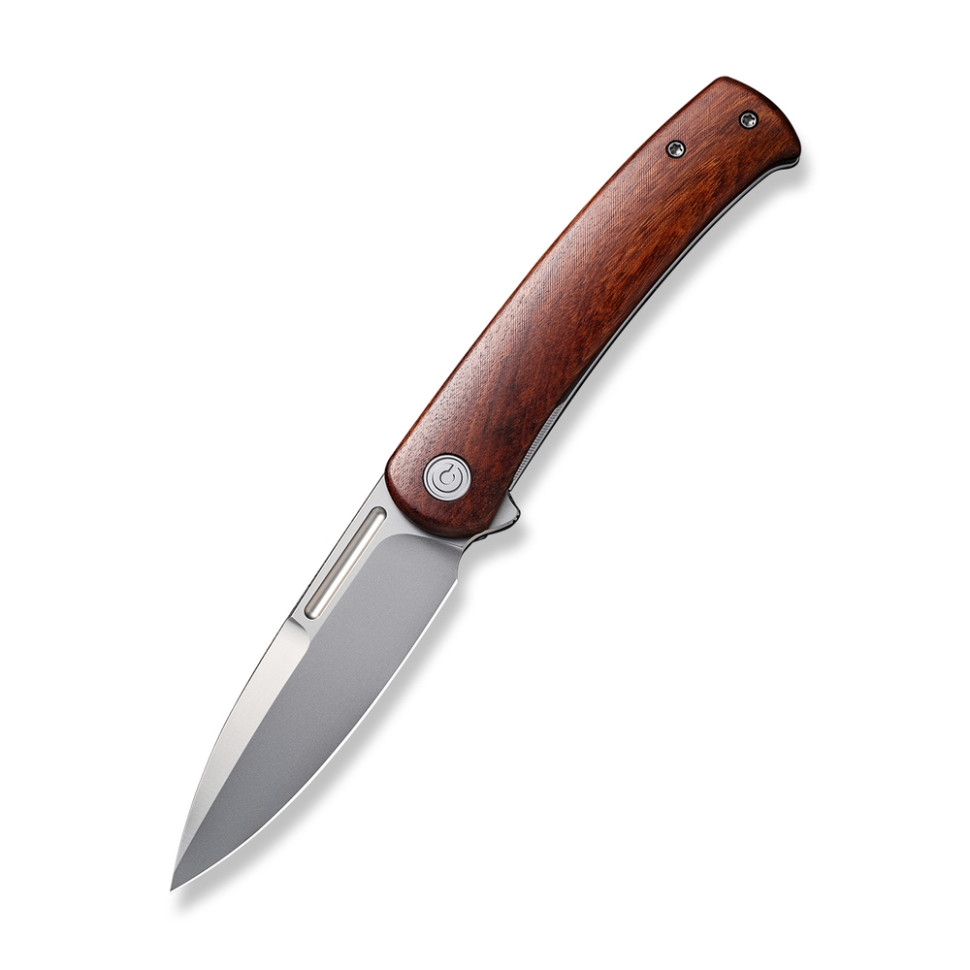 Ніж складаний туристичний Civivi Cetos, (8.8 см) 14C28N / Micarta & Stainless чорний — фото 1