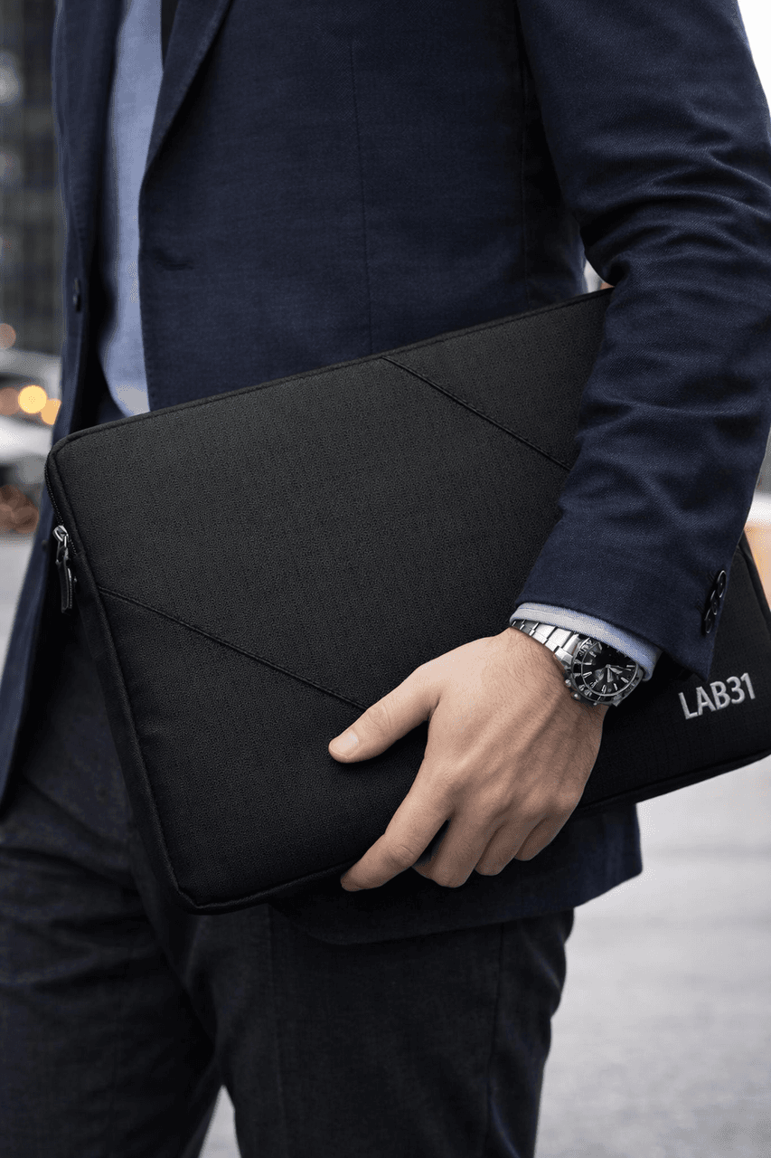 Защитный чехол для ноутбука 16 дюймов Lab31 Laptop Sleeve черный