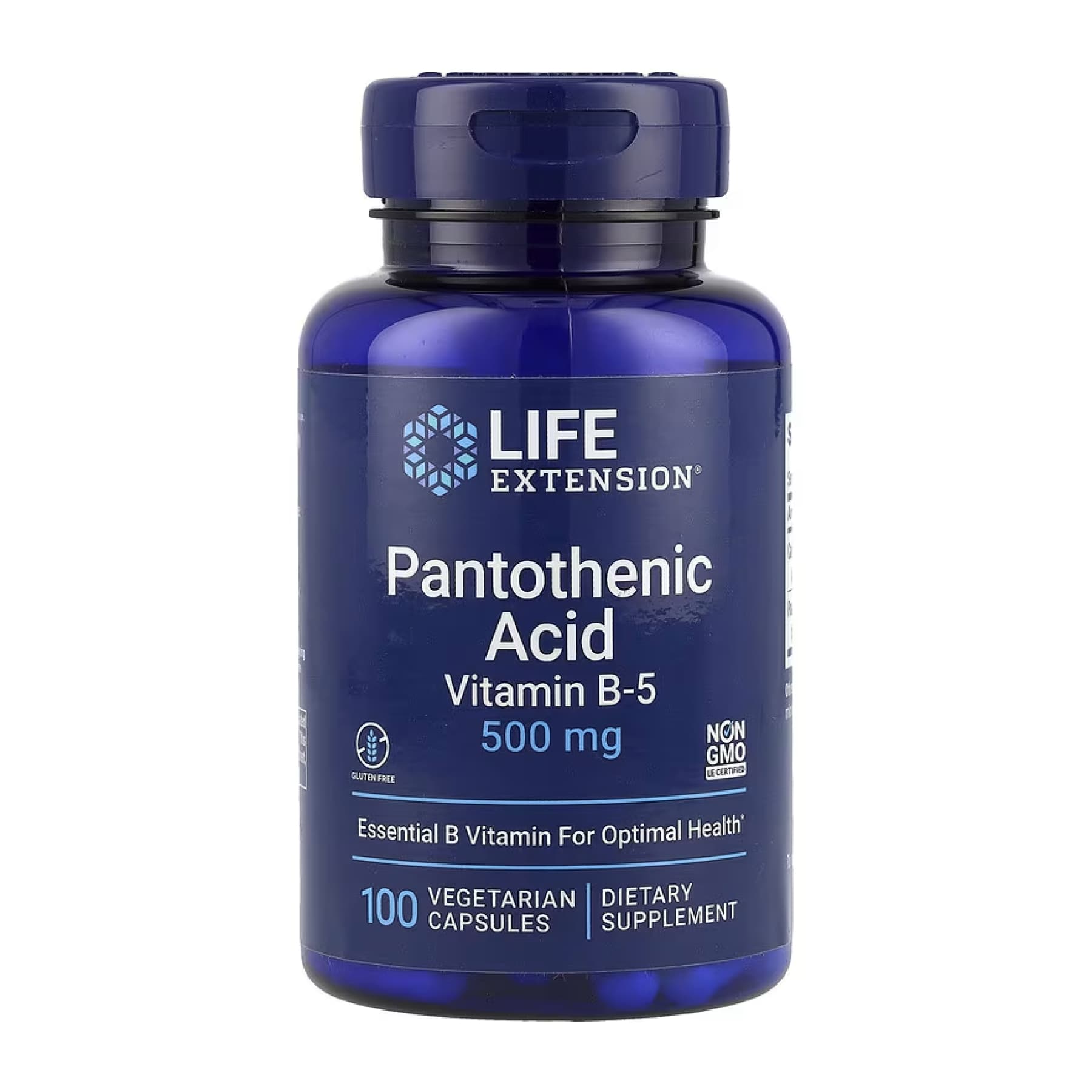 Pantothenic Acid 500 mg - 100 vcaps — фото 1