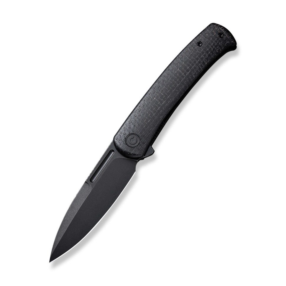 Ніж складаний туристичний Civivi Caetus Flipper, (8.8 см) Damascus / Carbon Fiber