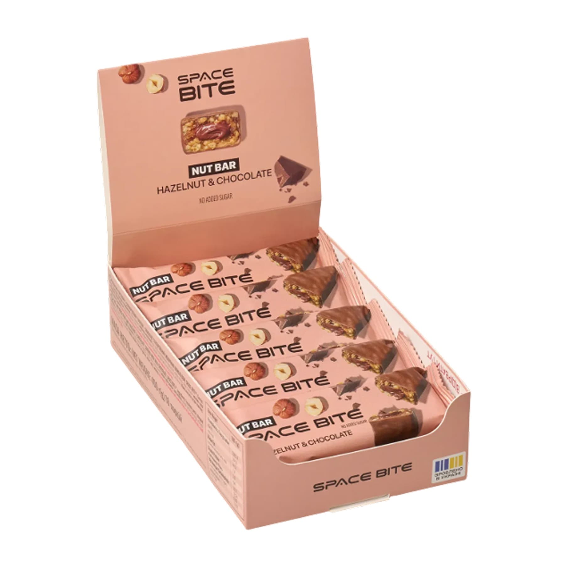 Space Bite Nut Bar - 10x40g Hazelnut & Chocolate — фото 1