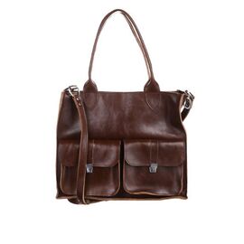 Придбати - Жіноча шкіряна сумка коричнева Алькор, image , характеристики, відгуки