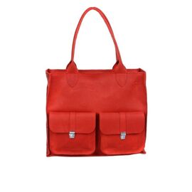 Придбати - Жіноча шкіряна сумка червона Алькор, image , характеристики, відгуки