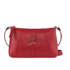Придбати Жіноча шкіряна сумка під планшет червона АНІТА (15-00), image , характеристики, відгуки