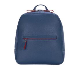 Кожаный рюкзак женский синий BP3 (13-15), фото 