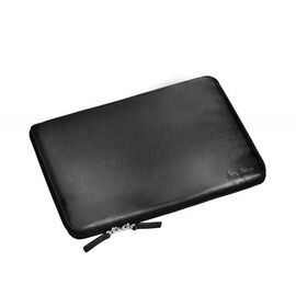 Модная кожаная папка под MacBook (Макбук) 13″ черная MC13-01 (11-00), фото 