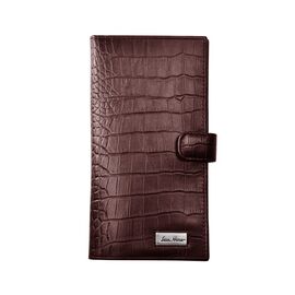 Купить - Кошелек портмоне мужской кожаный каштановый WB2-1 (22-00), фото , характеристики, отзывы