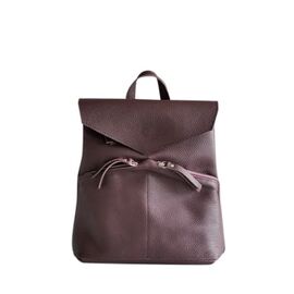 Придбати Жіноча шкіряна сумка-рюкзак Balance Wine, image , характеристики, відгуки