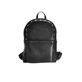 Купить Модный кожаный рюкзак Carbon R черный, фото , характеристики, отзывы