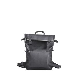 Придбати Ультрамодний чоловічий шкіряний рюкзак Desert чорний (гладкий), image , характеристики, відгуки
