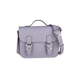 Купить Модный кожаный портфель Satchel Mini серый, фото , характеристики, отзывы