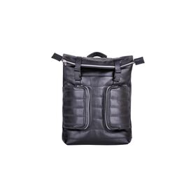Придбати Надмодний шкіряний рюкзак Motto чорний (гладкий), image , характеристики, відгуки
