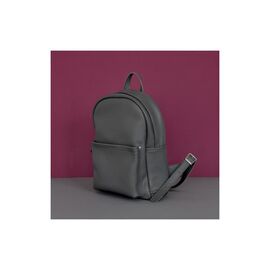 Придбати Модний шкіряний рюкзак Carbon Dark сірий, image , характеристики, відгуки