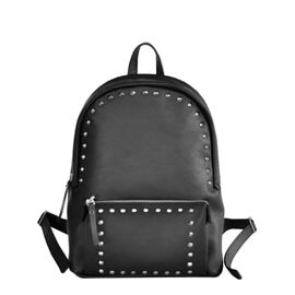 Придбати Надмодний шкіряний рюкзак Pilot чорний Rock, image , характеристики, відгуки