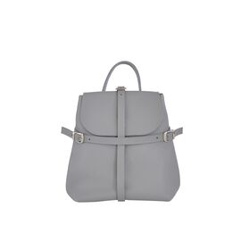 Купить - Стильный кожаный рюкзак Symbol серый, фото , характеристики, отзывы