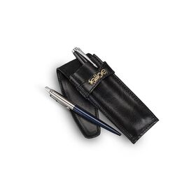 Кожаный футляр для ручки черный, фото 