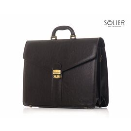 Купить - Мужской деловой портфель коричневый, фото , характеристики, отзывы