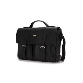 Купить Городская мужская сумка черная Solier, фото , характеристики, отзывы
