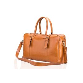 Купить Кожаная дорожная сумка HAMILTON светло коричневая, фото , характеристики, отзывы