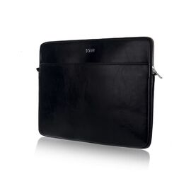 Купить - Кожаный чехол для MacBook 15 Дюймов черный (Макбук) Solier SA24, фото , характеристики, отзывы