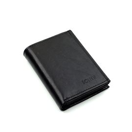 Придбати Елегантний шкіряний гаманець чорний SW01BBlack, image , характеристики, відгуки