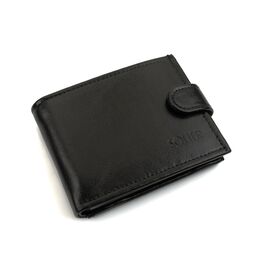 Придбати Елегантний шкіряний гаманець чорний SW03Black, image , характеристики, відгуки