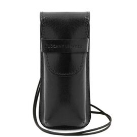 Придбати Эксклюзивный кожаный футляр для Очков Tuscany TL141282 (Черный), image , характеристики, відгуки