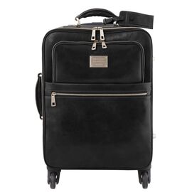 Купити Дорожный кожаный чемодан на 4х колесах TL Voyager TL141911 Tuscany (Черный), image , характеристики, відгуки