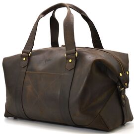 Купить Кожаная дорожная спортивная сумка тревел TARWA RC-0320-4lx коричневая, фото , характеристики, отзывы