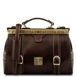 Купить Кожаная сумка - саквояж Tuscany Leather MONA-LISA TL10034 (Темно-коричневый), фото , характеристики, отзывы