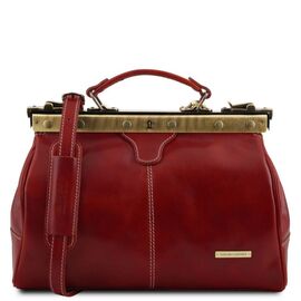 Купить Кожаная сумка саквояж Tuscany Leather Michelangelo TL10038 (Красный), фото , характеристики, отзывы