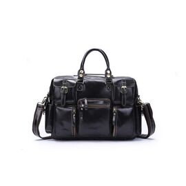 Купить - Стильная кожаная сумка, цвет черный, Bexhill 7028A, фото , характеристики, отзывы