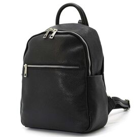 Придбати Кожаный женский рюкзак Virginia Conti Italy - 03530_fblack, image , характеристики, відгуки