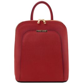 Придбати Женский рюкзак кожаный из сафьяновой кожи Tuscany TL141631  (Красный), image , характеристики, відгуки
