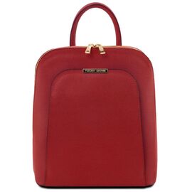Придбати - Женский рюкзак кожаный из сафьяновой кожи Tuscany TL141631  (Красный), image , характеристики, відгуки