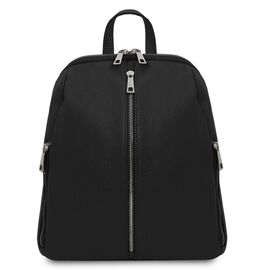 Придбати - Женский рюкзак кожаный мягкий Tuscany TL141982 (Черный), image , характеристики, відгуки