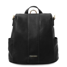 Придбати Женский рюкзак кожаный мягкий Tuscany TL142138 (Черный), image , характеристики, відгуки
