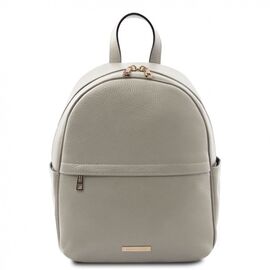 Придбати Женский кожаный рюкзак мягкий TL Bag Soft TL142178 (Светло-серый), image , характеристики, відгуки