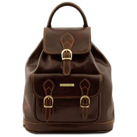 Купить - Кожаный рюкзак Tuscany Leather Singapore TL9039 (Темно-коричневый), фото , характеристики, отзывы